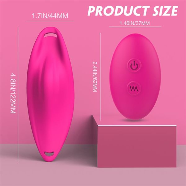 Tanga Vibradora Recargable, con control remoto - Petal - Imagen 2